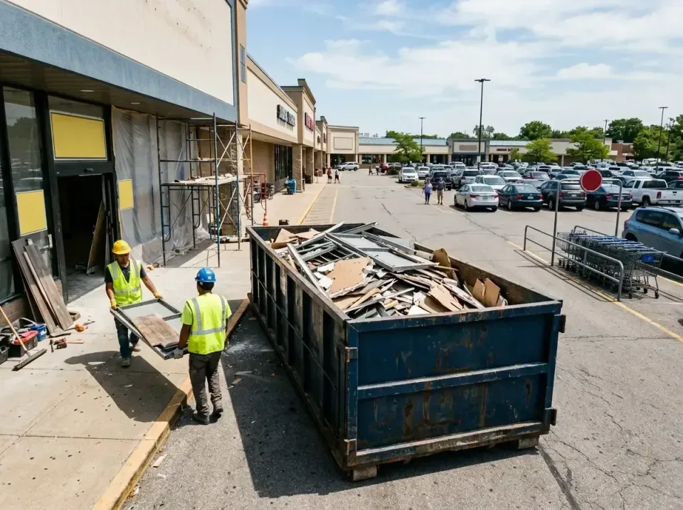 retail-store-renovation-debris-003 — frequently asked questions, Roll-off Dumpster Rentals in Dranesville, VA